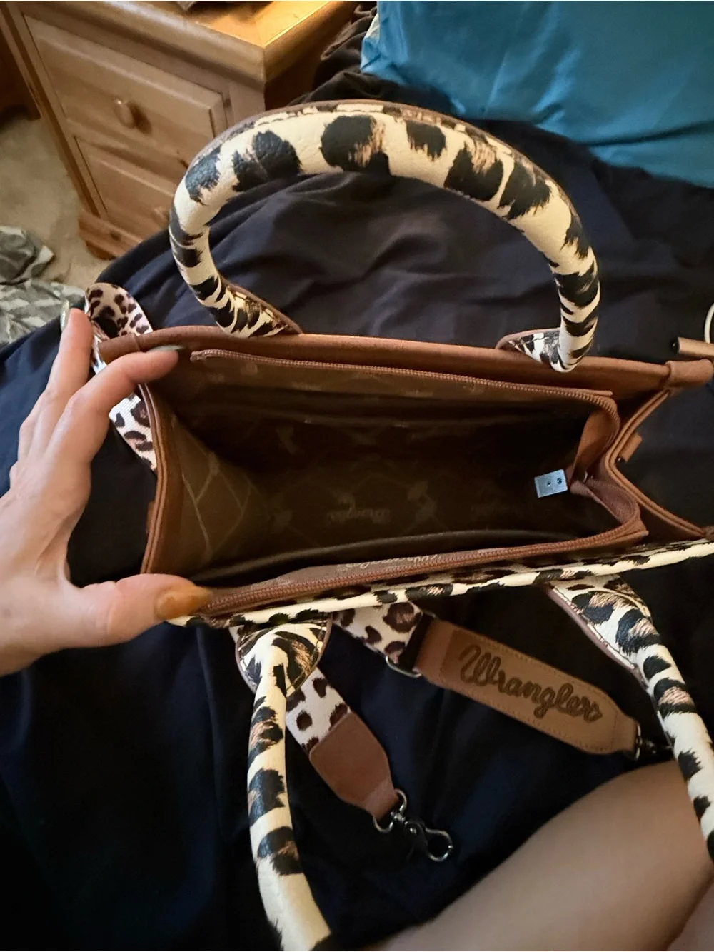 Wrangler Leopard-Print Purse